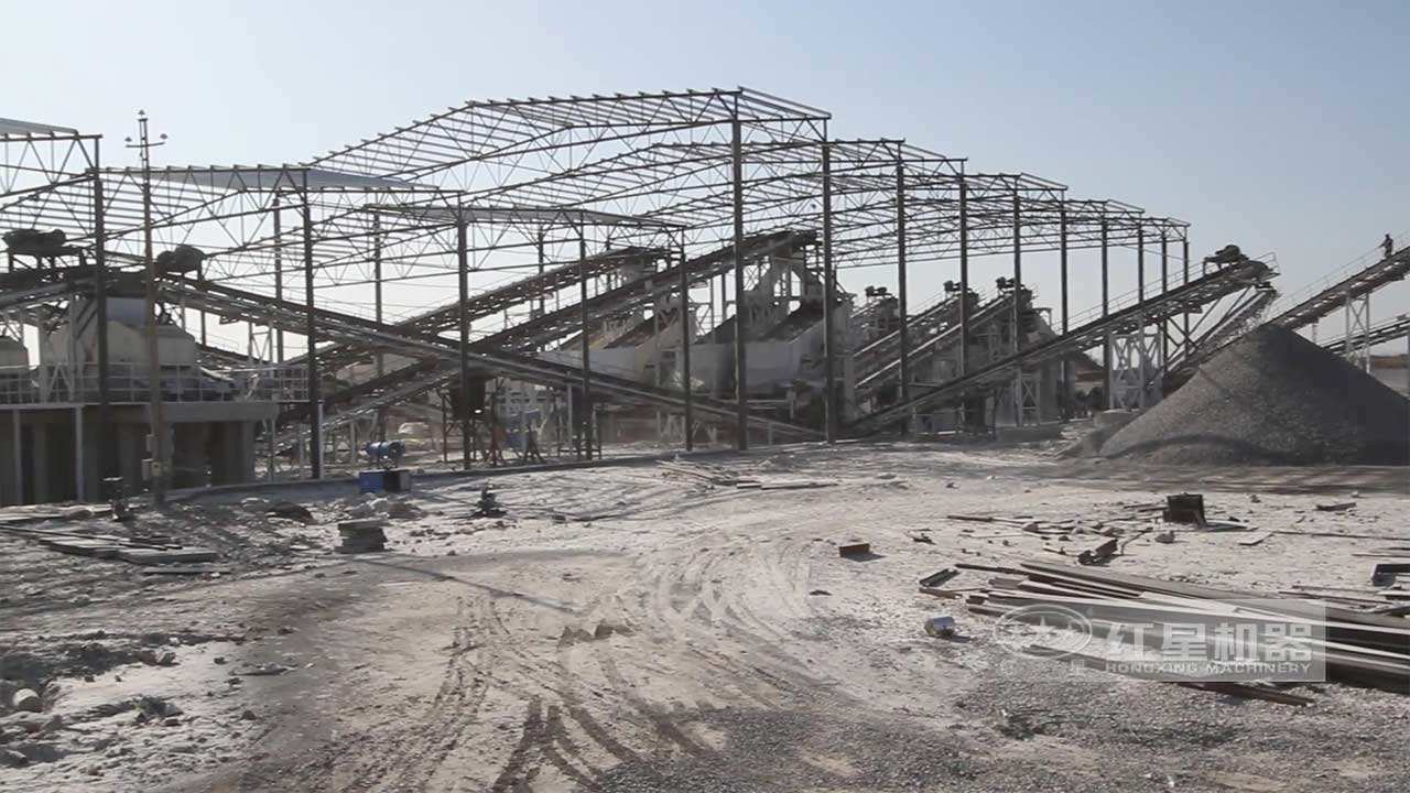 大型砂石生產(chǎn)線作業(yè)視頻-河北客戶現(xiàn)場